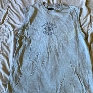 A & F sleeveless muscle tee- vintage